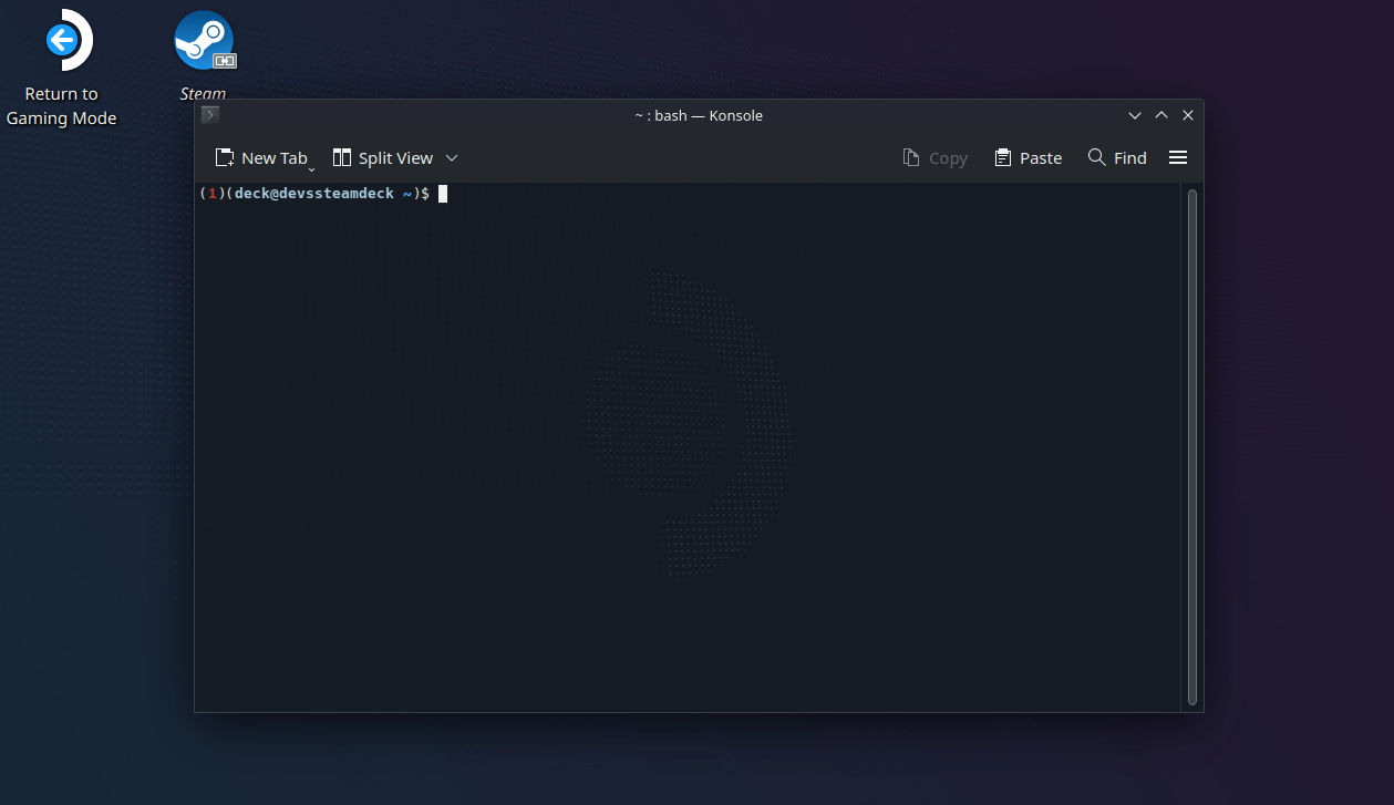 The Steam Desktop on Steam Deck